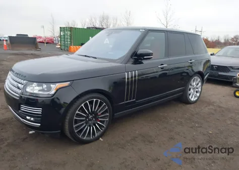 2017 Land Rover Range Rover 5.0L V8 Supercharged Autobiography из США, поврежденный, VIN SALGV2FE4HA357257